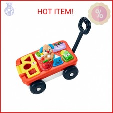Fisher-Price Baby  Toddler Toy Laugh  Learn Pull  Play Learning Wagon Musical