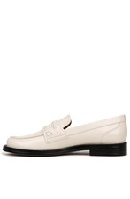 Franco Sarto Womens Lillian Slip On Penny Loafer Vanilla White Size 8