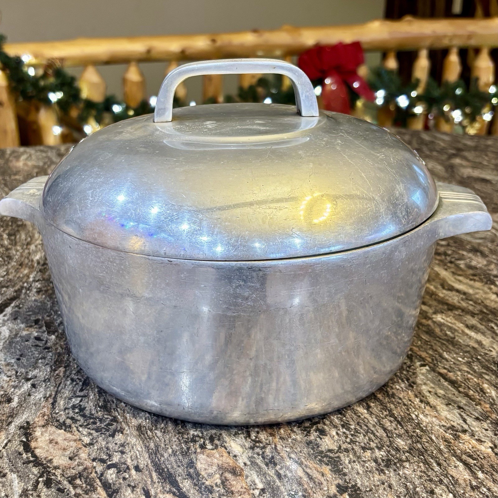 Vintage Wagner Ware Sidney O Magnalite 4248-m Dutch Oven Stock Pot  with Lid