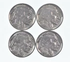 Buffalo Nickels Sharp Horn XF/AU - 1937 1936 1935 1935 Lot Collection *464