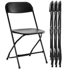 Folding Chairs,4Pack Indoor Outdoor Stackable Portable for Events, Offices