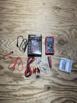 Digital Multimeter Tester Measures Ac/dc Voltagedc Current Ohm Amp Meterprofessi