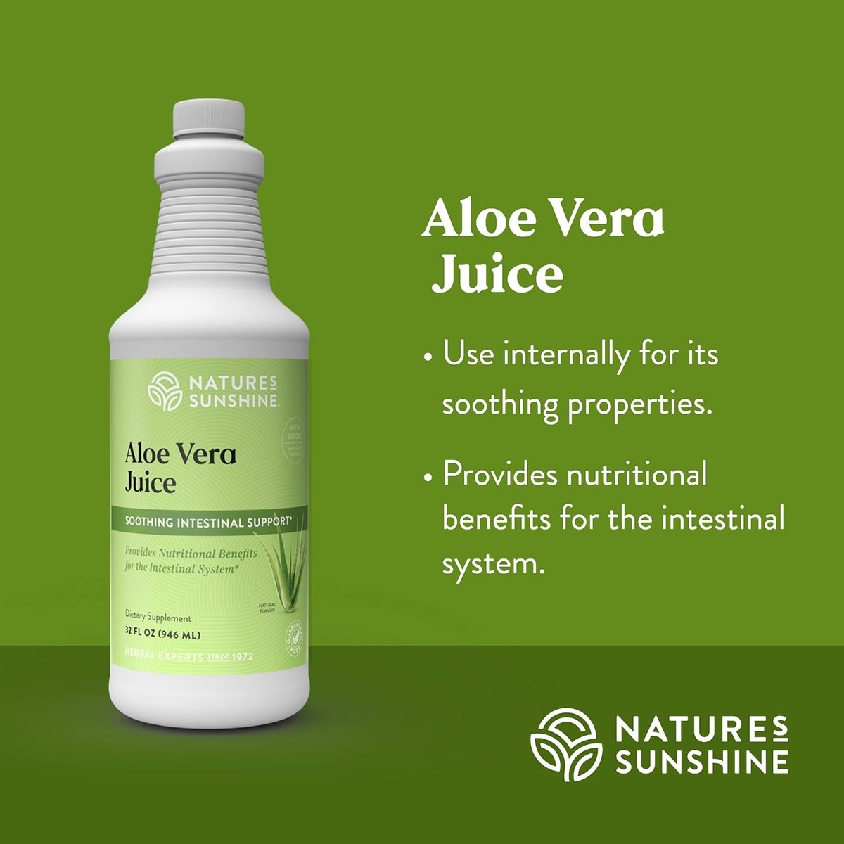 Nature's Sunshine Aloe Vera Juice 32 Fl Oz 32 (Pack of 1) | eBay