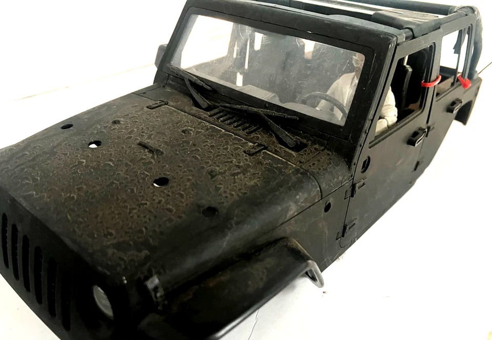 Realistic JX10 Hard Plastic Body Kit for 1/10 Scale Off-Road Crawler jeep - Image 2 of 3