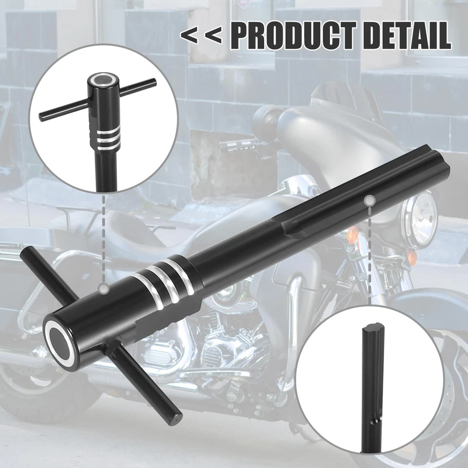 Herramienta de alineación de herramientas de carcasa de interruptor de encendido 943 para Harley-Davidson V-Rod negra Foto 4 de 4