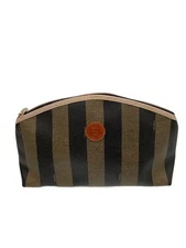 FENDI Pouch Leather Black