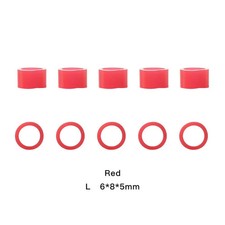100 Pcs/Box Dental Instrument Hygienist Silicone Color Code Ring Band Circle L/S