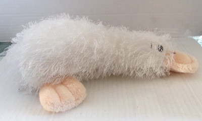 Ganz Webkinz Duck Billed Platypus White Googles Plush 11'' No Code Retired