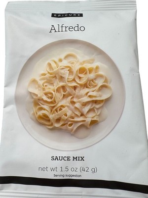 Epicure Alfredo Sauce Mix 1.5 Oz (42g) Pack Quick & Easy Cooking Creamy Pasta Sa