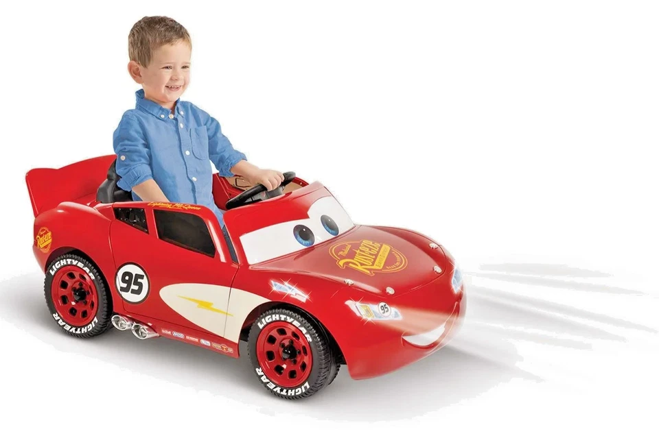 Coches Disney Pixar 12V Lightning McQueen para niños Foto 2 de 4