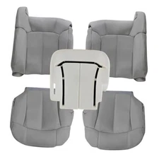  Front Driver and Passenger Side Bottom and Top Seat Covers & Driver Bottom 