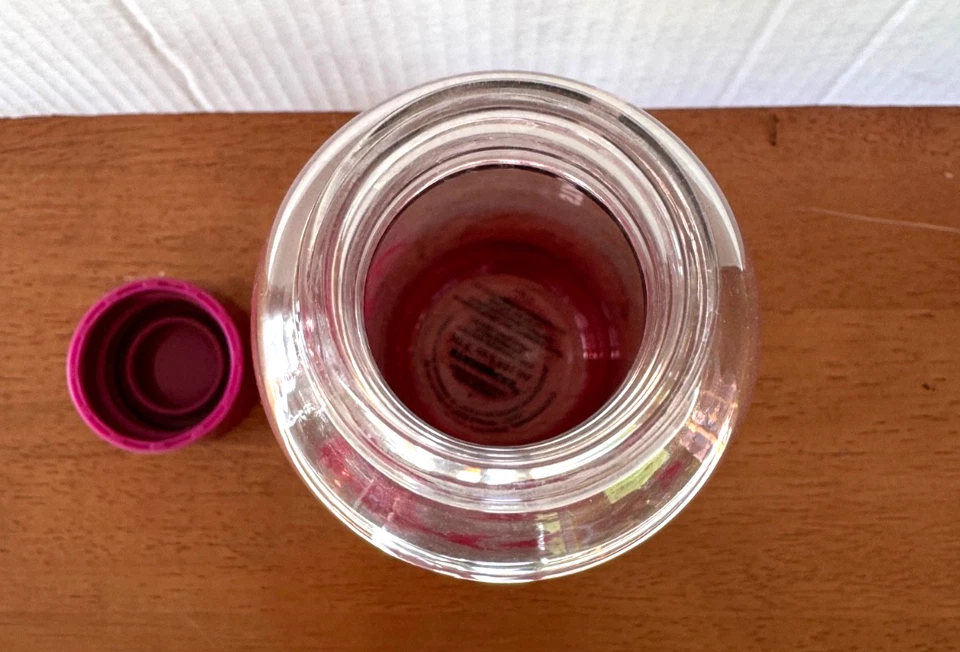 Starbucks 2022  Mushrooms/ Fern/Woodland Purple Glass Water Bottle 20 Fl oz - Image 3 of 4