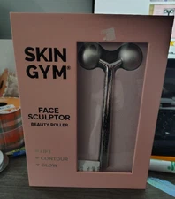 SKIN GYM Face Sculptor Beauty Roller Anti Aging Massager Tool Stainless Steel