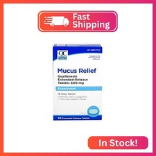 Quality Choice, 12 Hour Mucus Relief, Expectorant, Guaifenesin 600 mg Extended R