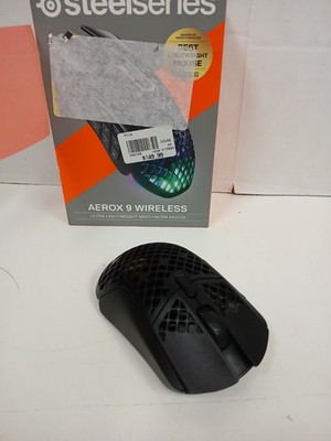 SteelSeries Aerox 9 Wireless RGB Gaming Mouse, Black  *NO DONGLE OR CORD*