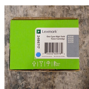 Lexmark 24B6717 Cyan High Yield Toner Cartridge for XC4140 XC4143 XC4150