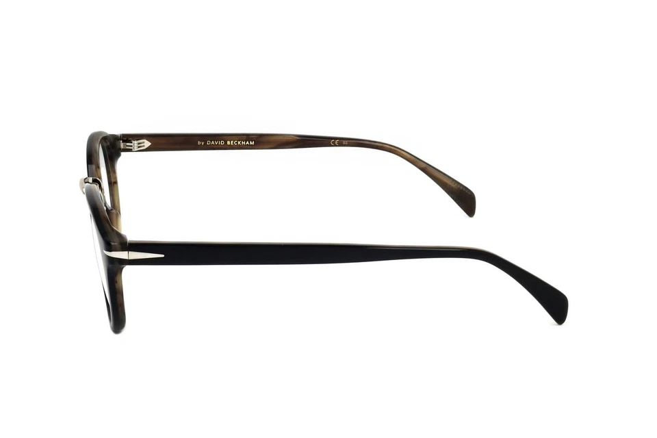 Lunettes de Vue David Beckham DB 1086 05K BLACK STRIPED BROWN 48/23/145 Homme - Photo 3/4