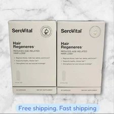 FOR 2 SeroVital Hair Regeneres 60 Capsules EXP2026+ NEW SHIP