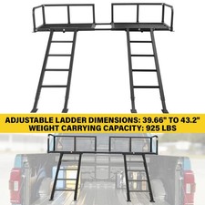 Adjustable Truck Cargo Bed Ladder Rack Extendable Storage Space For Atv Utv