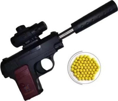 Pubg Style BB Bullet Toy Gun for Kids with 30 Soft Bullets  Safe & Fun Gift
