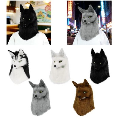 Huskys Wolfskopf Hut bequem Tierkopf Hut Cosplay Kappe Kostüm Zubehör