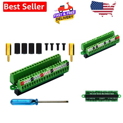 Dual Layer PCB Raspberry Pi Terminal Block Breakout Board   Versatile & Compact