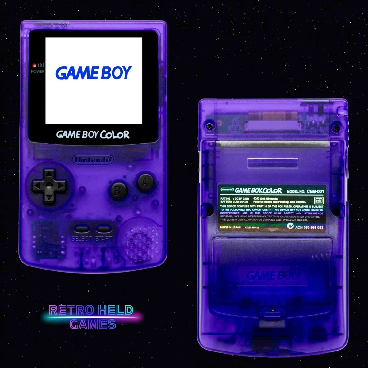 Gameboy Color Clear Purple for sale | eBay