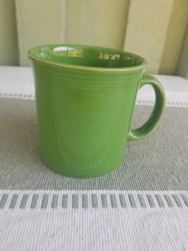 Fiesta Java Coffee Mug D Handle 12oz Shamrock Green Retired HLC Fiestaware