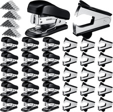 20 Pack Mini Staplers Bulk 20 Pcs Staple Remover with 15000 Nail Office Staplers