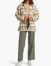 ROXY Women's NEXT ADVENTURE Button-Up Fleece Shirt - GZC7 - Large - NWT