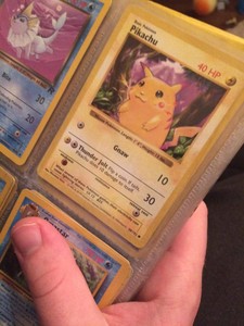 Details About Pikachu 1st Edition Shadowless Red Cheeks Error Rare Pokemon Card Mint Condition