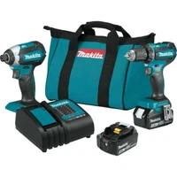 Makita Driver-Drill Impact Driver Kit 18-Volt LXT Lithium-ion Brushless Cordless