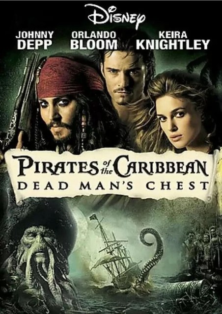Pirates of the Caribbean: Dead Mans Chest (DVD, 2006 ...