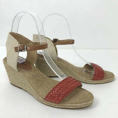 lucky brand red sandals