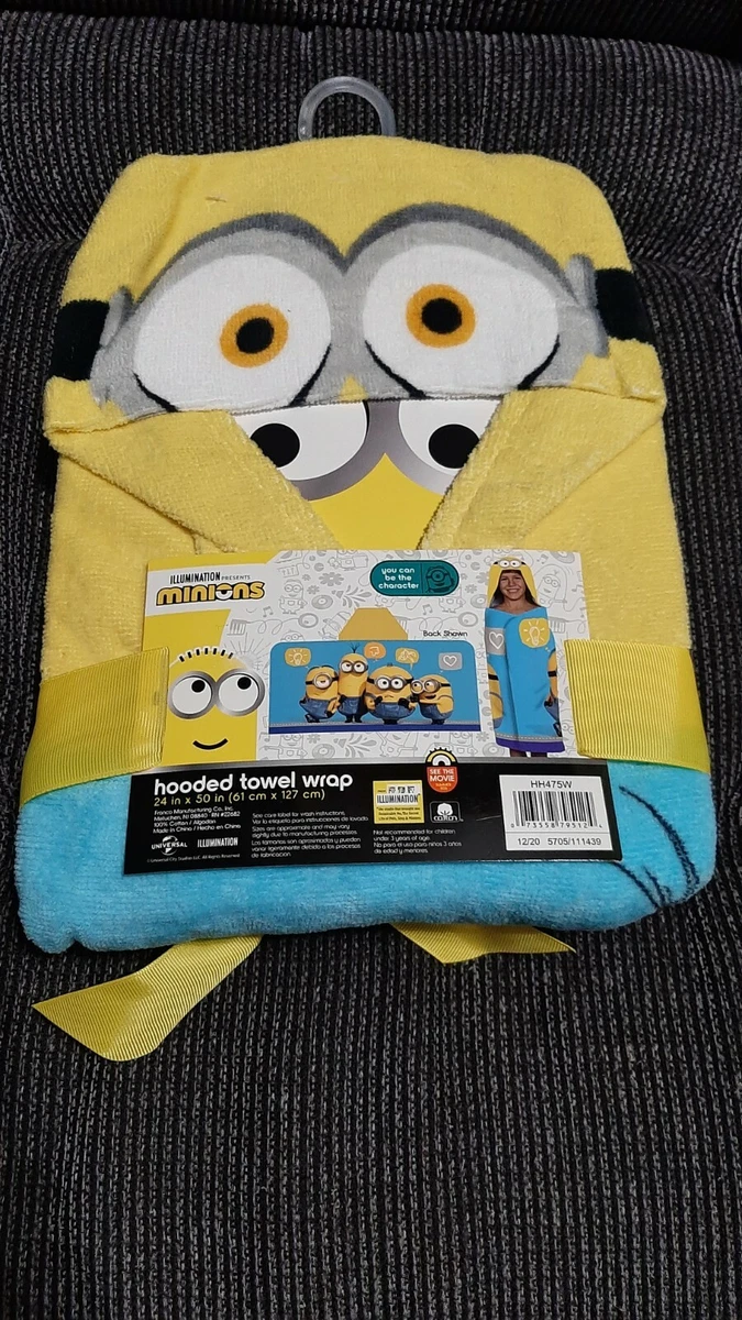 Minion hooded online towel