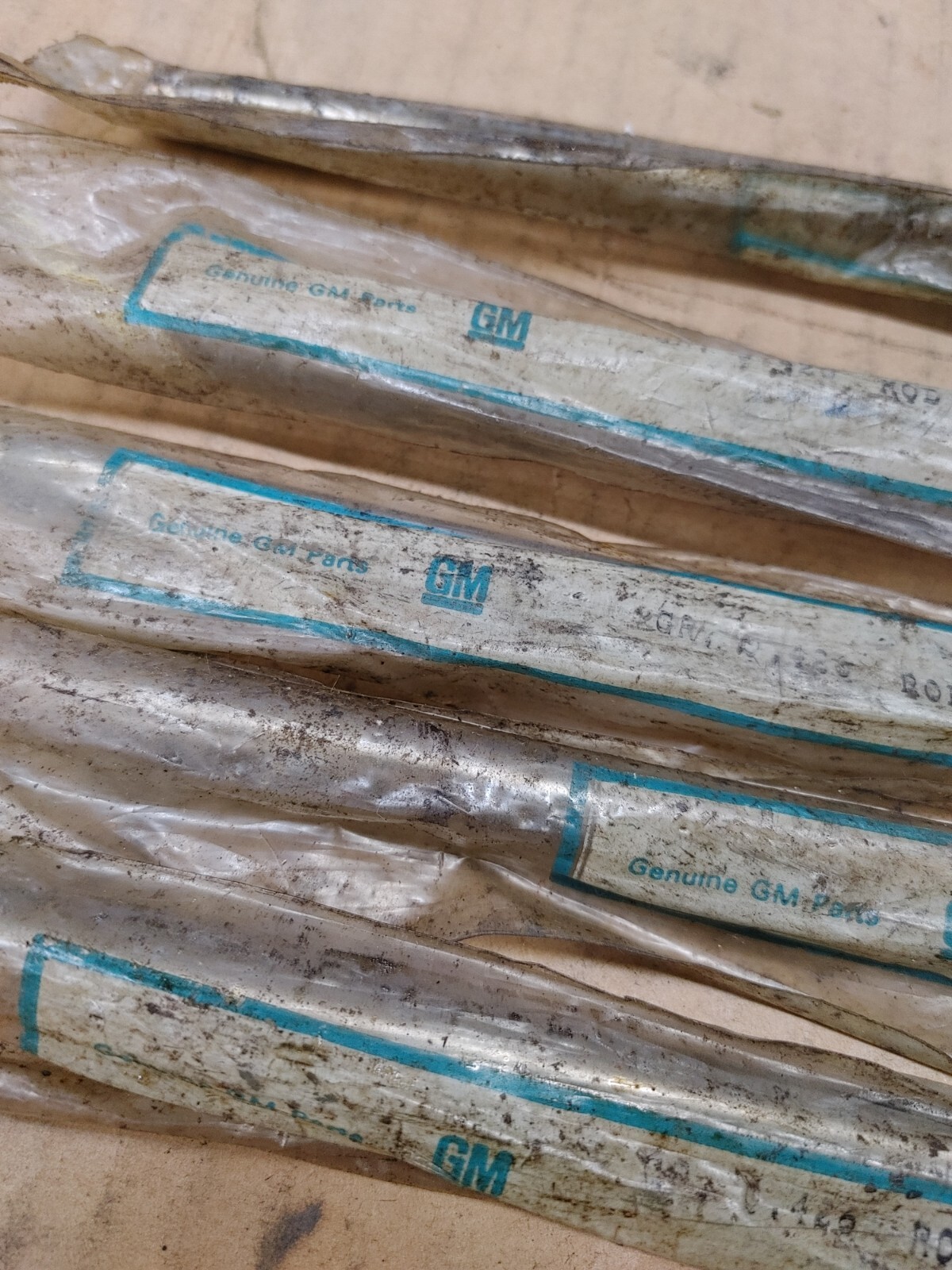 NOS GM 196574 BBC 396454 BIG BLOCK CHEVY PUSHRODS, EXHAUST 9.255