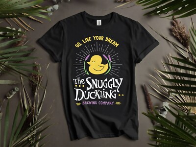 The Snuggly Duckling Go Live Your T-Shirt T Shirt Herren Damen Unisex Tshirt K800