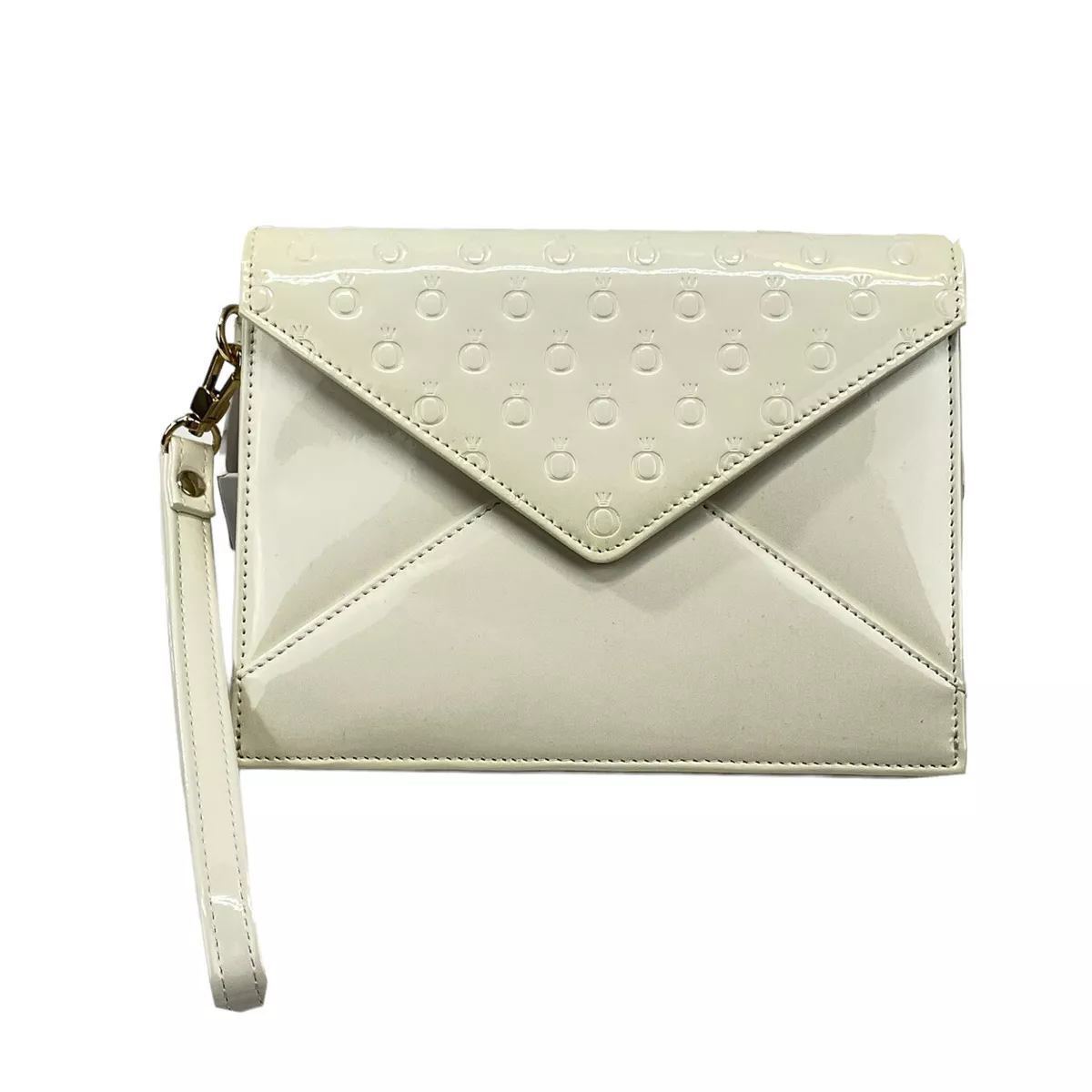 White hotsell wristlet purse