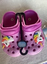 Pink Girl Unicorn Clogs