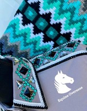 Western Showmanship Horsemanship Pleasure Show Shirt and Matching Show pad 34x40