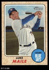 2017 Topps Heritage #696 Luke Maile Blue Jays 8 - NM/MT
