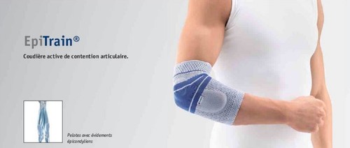 Bauerfeind Gomitiera Epicondilite EpiTrain Tutore per gomito del tennista - Imagen 11 de 14