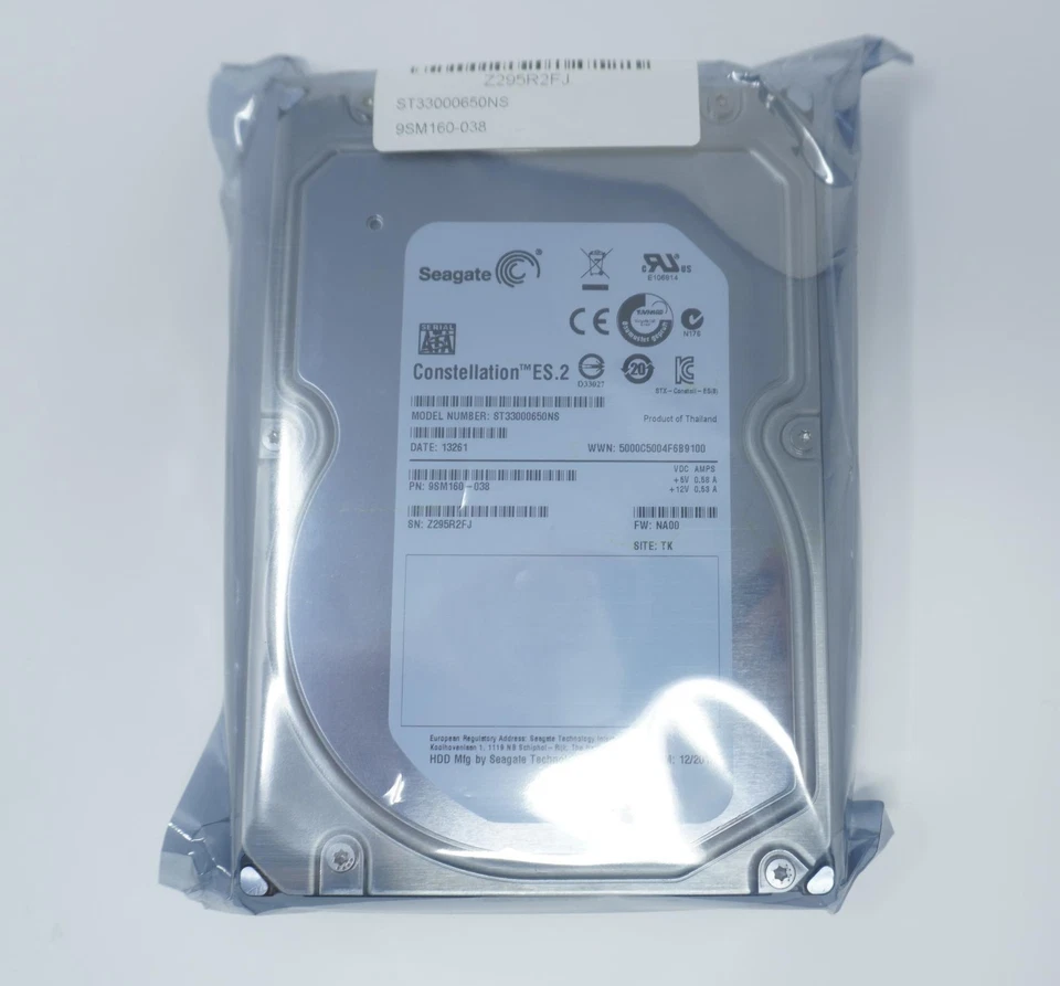 Seagate ST33000650NS 3TB 7.2K SATA 6Gb/s 3.5in Hard Drive - Image 2 of 2