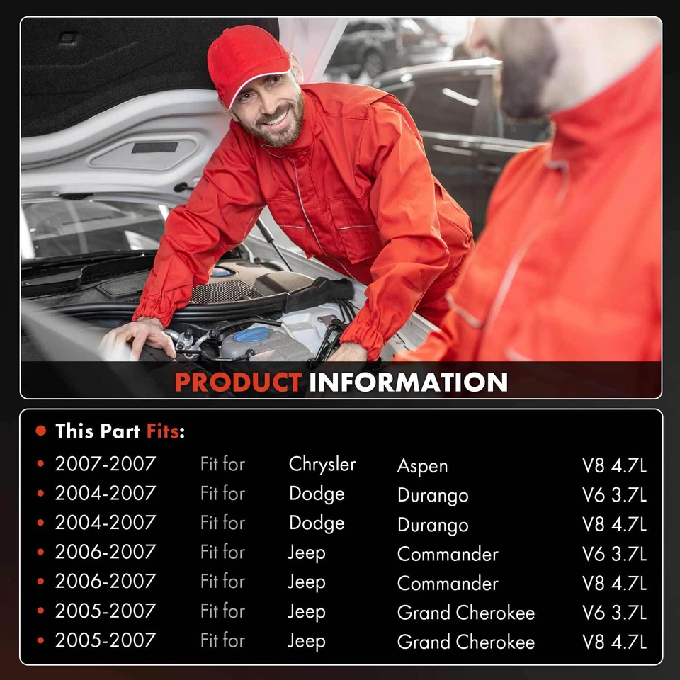 Compresor de aire acondicionado con embrague para Chrysler Aspen Jeep Grand Cherokee Dodge Durango Foto 2 de 4