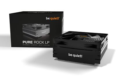 be quiet! Pure Rock LP CPU Kühler für Intel und AMD Prozessoren Low Profile