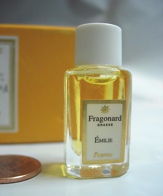 WOMENS NEW FRAGONARD EMILIE PERFUME PARFUM 2 ML VANITY JASMINE ROSE OLD FORMULA