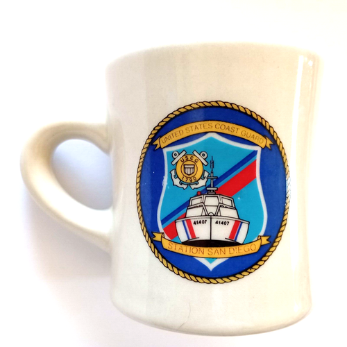 United States Coast Guard San Diego Heavy Duty 10 oz Coffee Mug AF China Co.