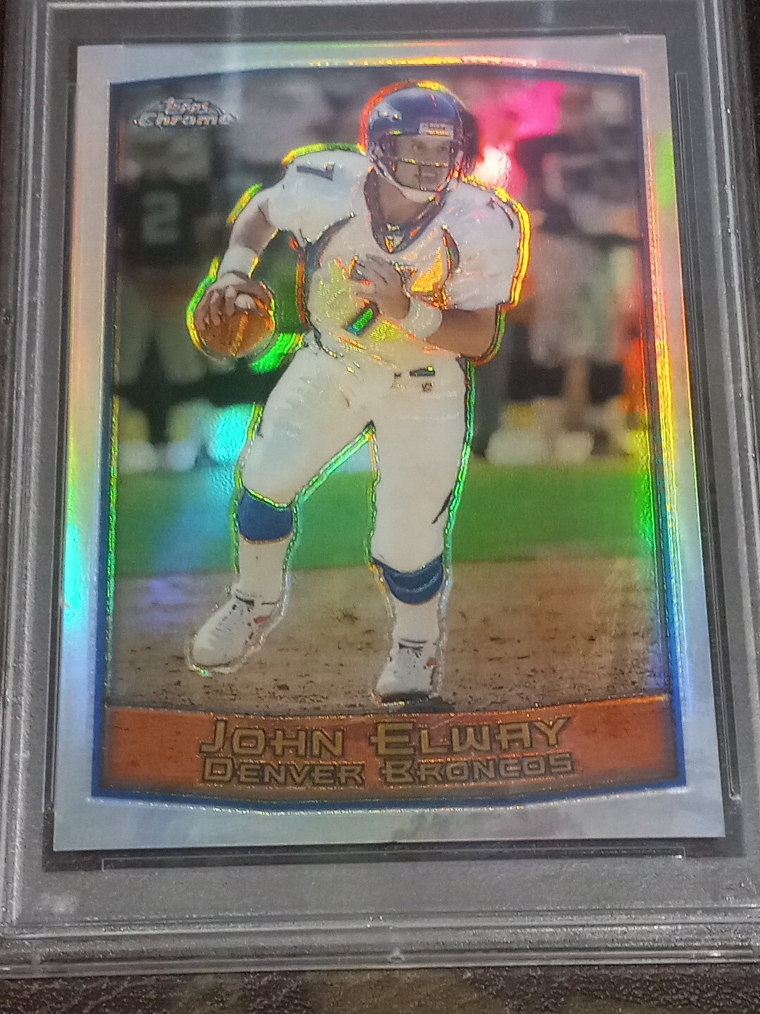 1999 John Elway Topps Chrome Refractor Psa 9 #60