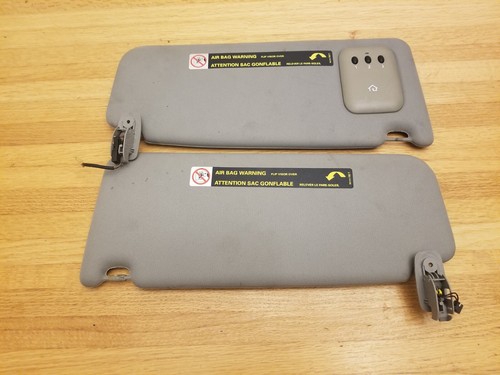 2000-2004 Audi A6 Sun Visor Set - Gray - Decent Condition - Bild 2 von 3