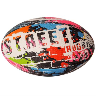 Optimum Street Rugby Ball Straßen Trainingsball Gr. 5 410g Gummi Naturkautschuk 
